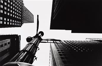 WILLIAM KLEIN (1928-2022) Wall Street from Below. 1954; printed 1990s.                                                                           